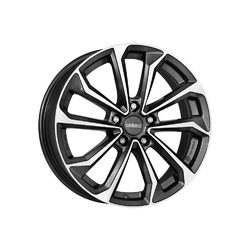 Janta aliaj compatibila cu Hyundai, Kia, Mazda, Dezent KS dark 7.5Jx18 inch 5x114.3 ET 55 mm gaura centrala 67.1 mm