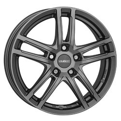 Janta aliaj compatibila cu Mercedes Benz Clasa E, EQA, EQC, Dezent TZ graphite 8Jx19 inch 5x112 ET 34 mm gaura centrala 66.6 mm