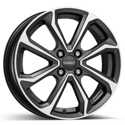 Janta aliaj DEZENT KT dark 6x15 4x100 ET 47 gaura centrala 54.1 mm