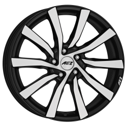 Janta aliaj AEZ Reef Black matt/polished 7.5x17 5/108/45