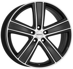 Janta aliaj DEZENT TH dark Black polished 7.5/17 5x112 ET55