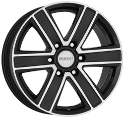Janta aliaj DEZENT TJ dark Black polished 8/17 6x114.3 ET30